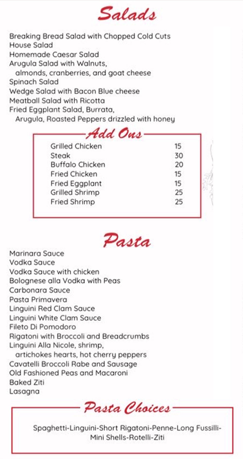 breaking bread menu 2